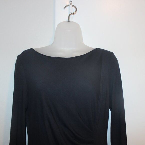 Genny Black Long Sleeve  Dress Women Size 8 - Picture 4 of 13